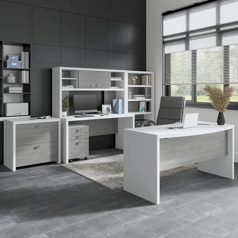 3-Drawer Mobile File Cabinet, Pure White