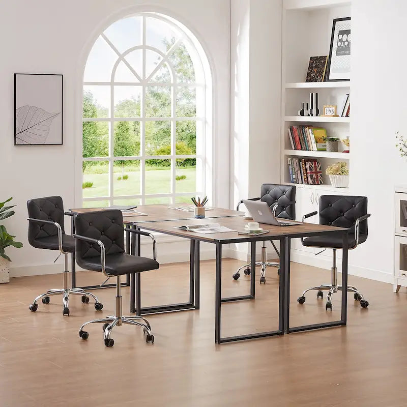 Chaises de bureau à domicile pivotantes à 360° et réglables en hauteur