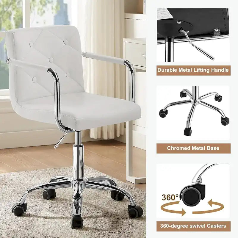Chaises de bureau à domicile pivotantes à 360° et réglables en hauteur
