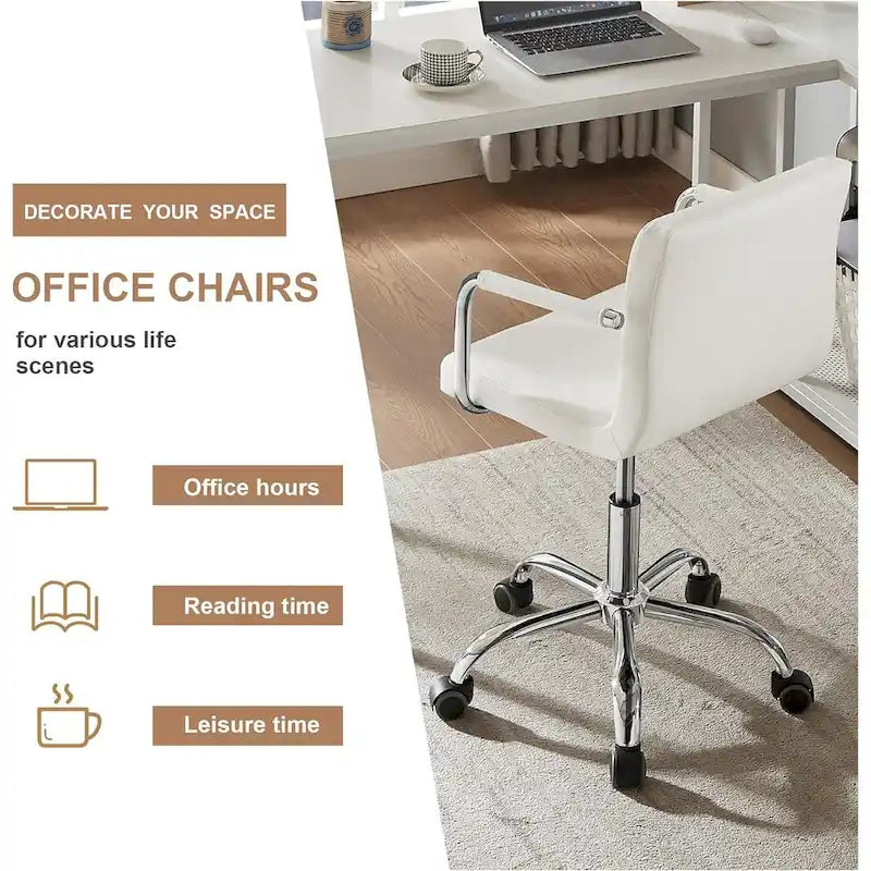 Chaises de bureau à domicile pivotantes à 360° et réglables en hauteur