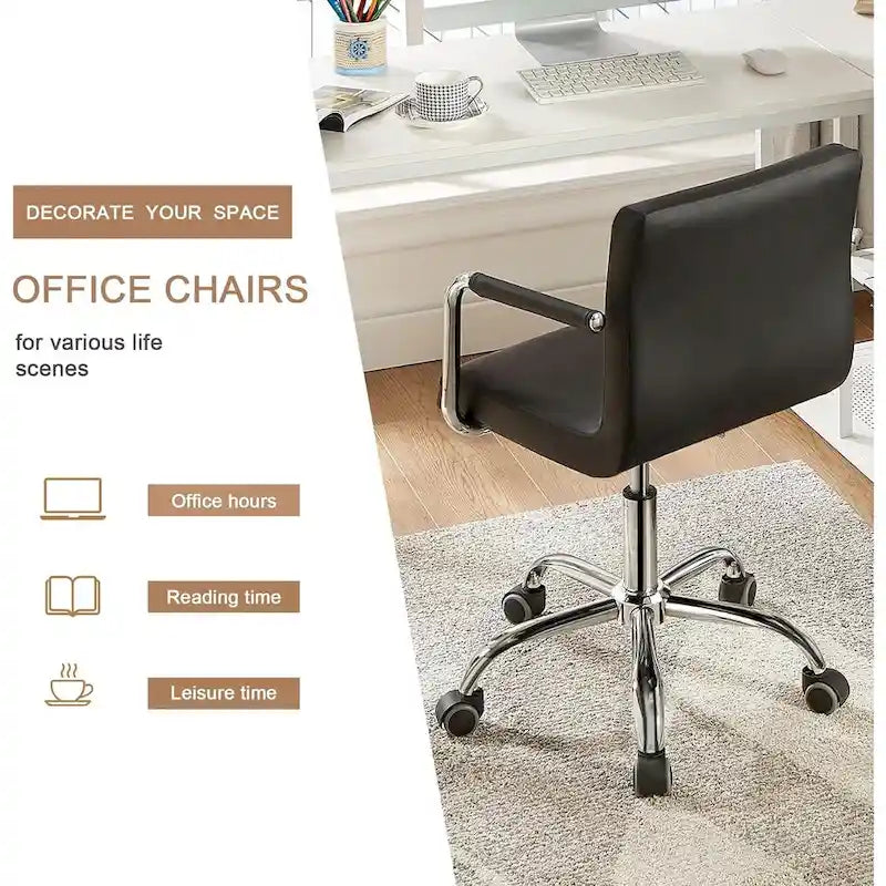 Chaises de bureau à domicile pivotantes à 360° et réglables en hauteur