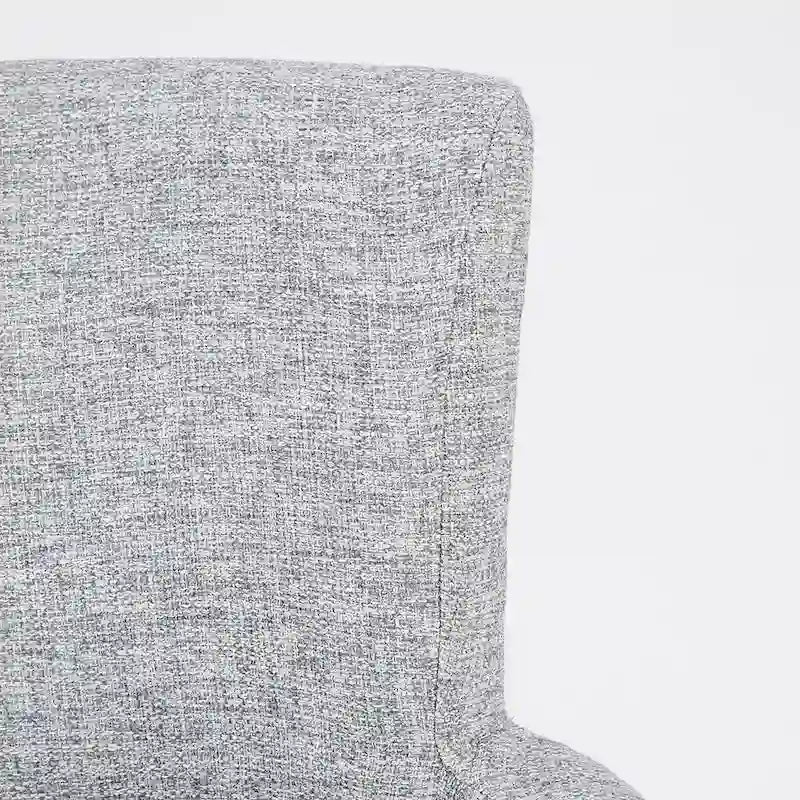 Chaise de salle à manger avec accoudoirs 1 pièce, chaises de salle à manger avec garniture cloutée argentée