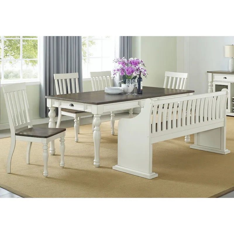 Banc de salle à manger style ferme Pew