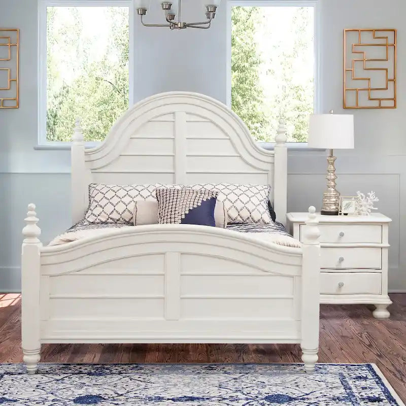 3-Drawer Nightstand with Coastal Charm