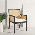 Chaise de salle à manger en rotin - 22L x 25P x 34H