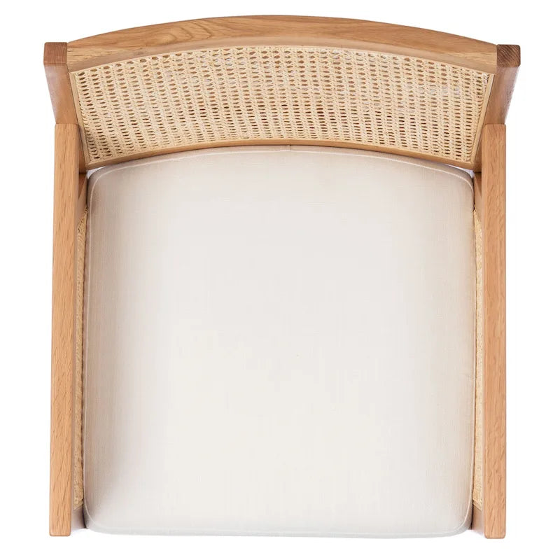 Chaise de salle à manger en rotin - 22L x 25P x 34H
