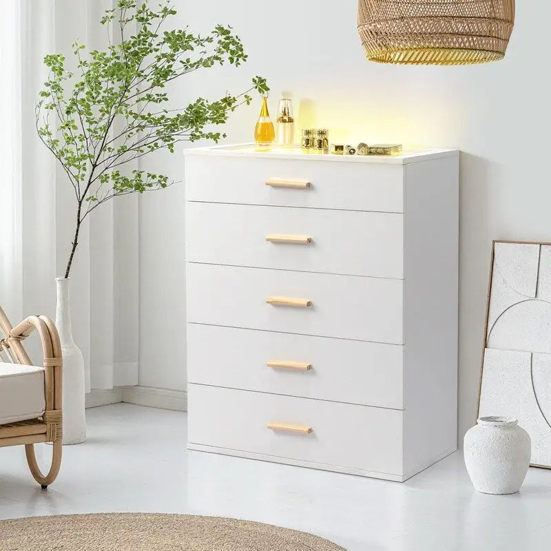 Cinq tiroirs avec LED