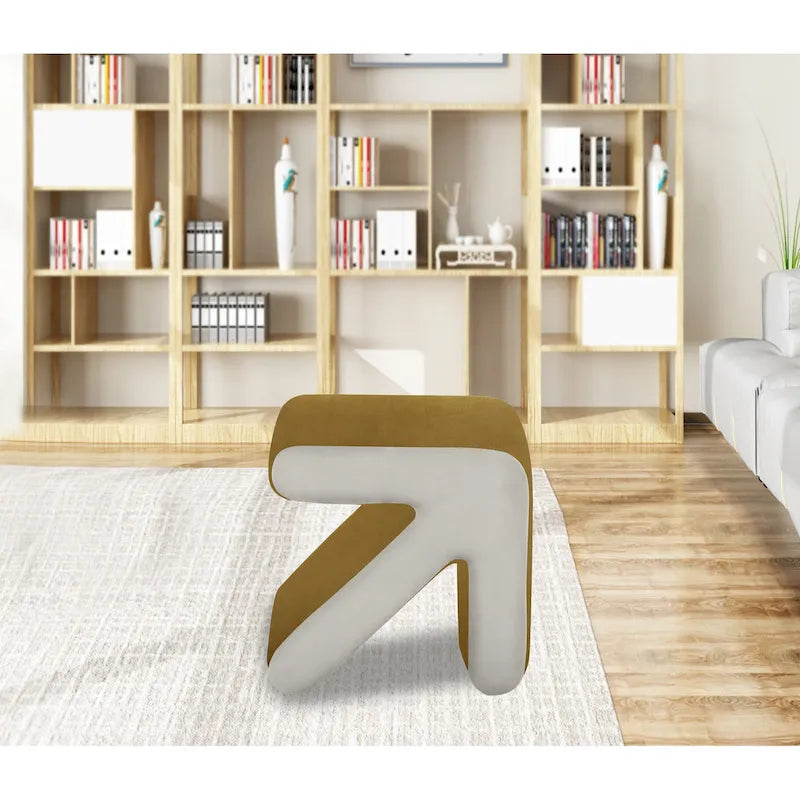 Pouffe Moderne Créatif Rembourré en Velours