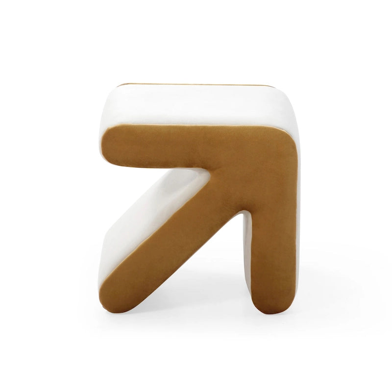 Pouffe Moderne Créatif Rembourré en Velours