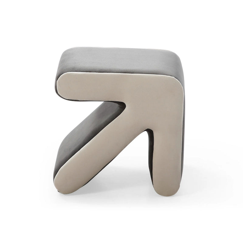 Pouffe Moderne Créatif Rembourré en Velours