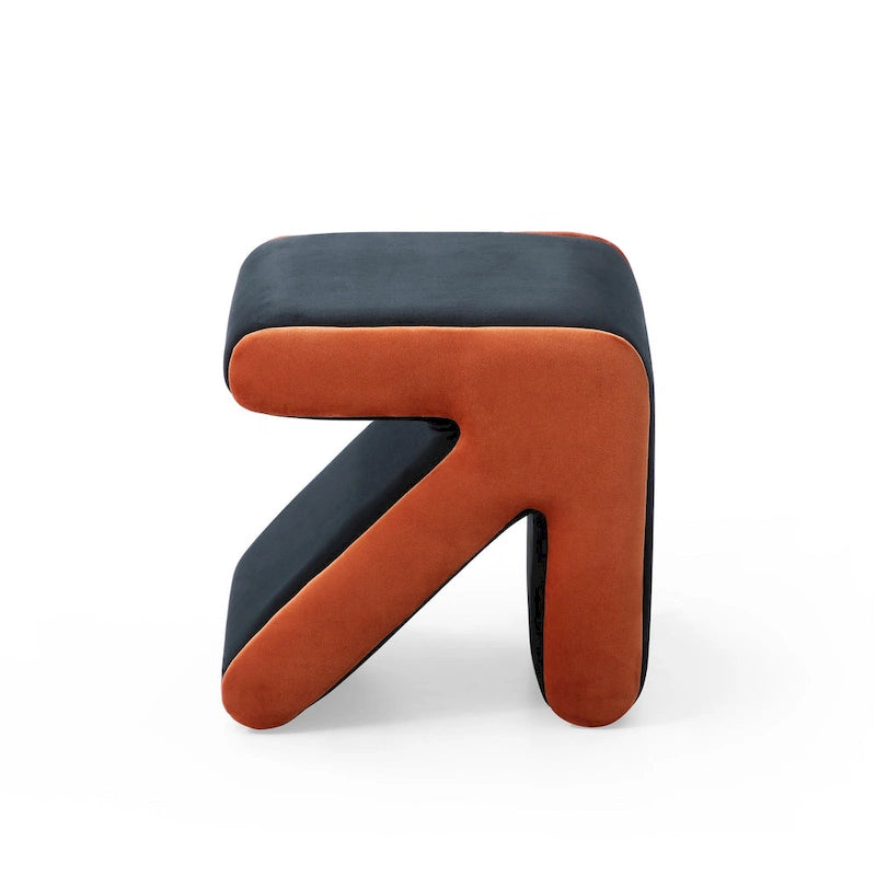 Pouffe Moderne Créatif Rembourré en Velours
