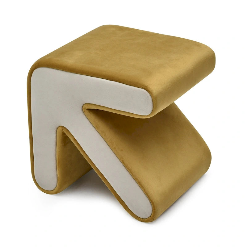 Pouffe Moderne Créatif Rembourré en Velours