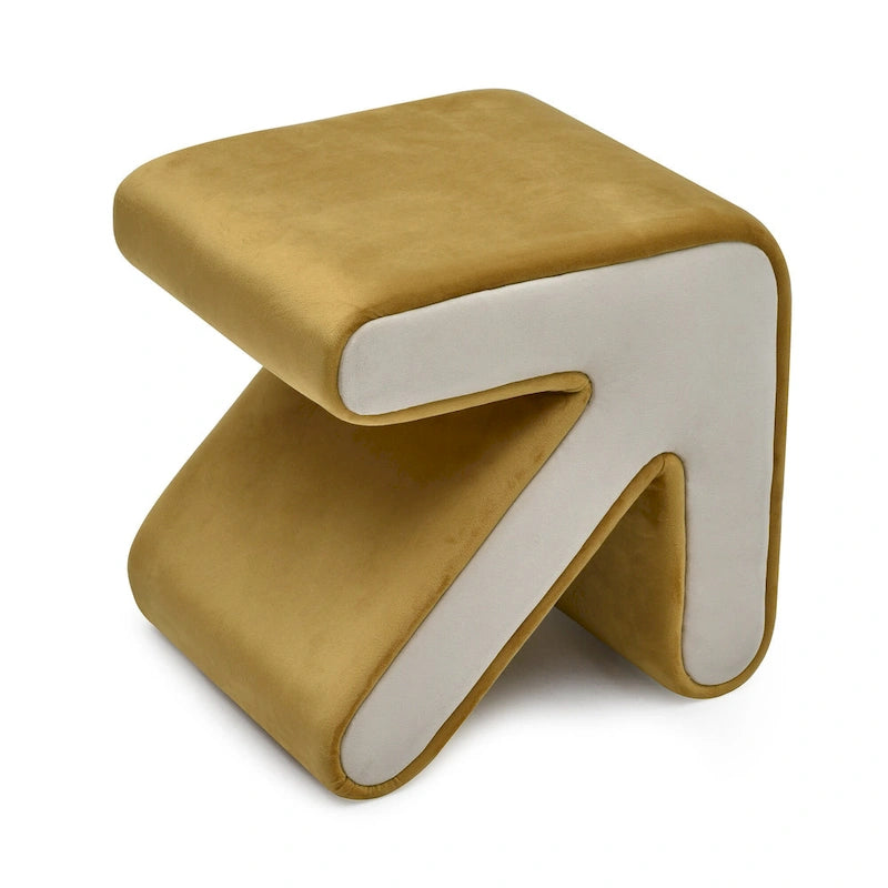 Pouffe Moderne Créatif Rembourré en Velours