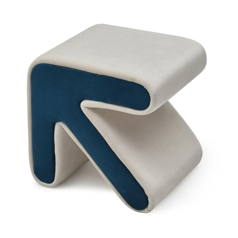 Pouffe Moderne Créatif Rembourré en Velours