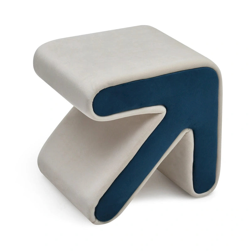 Pouffe Moderne Créatif Rembourré en Velours