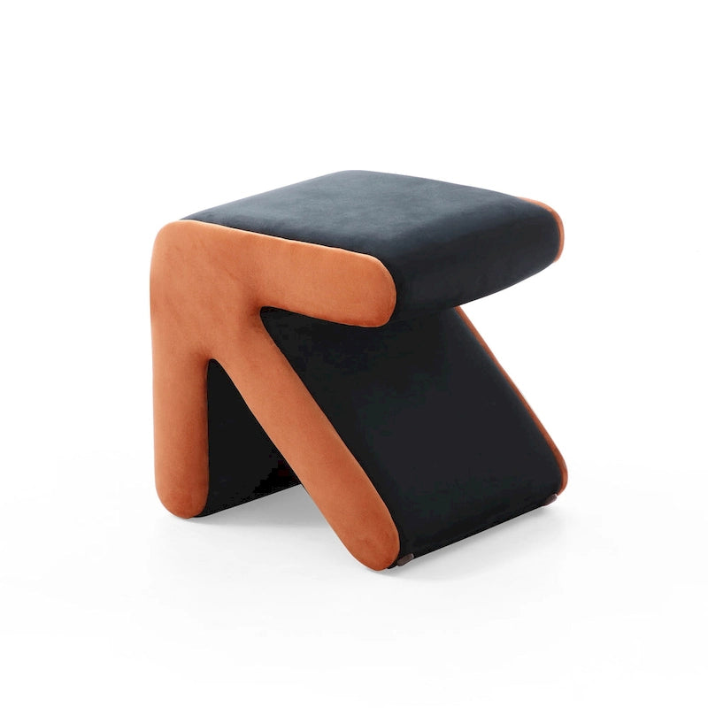 Pouffe Moderne Créatif Rembourré en Velours