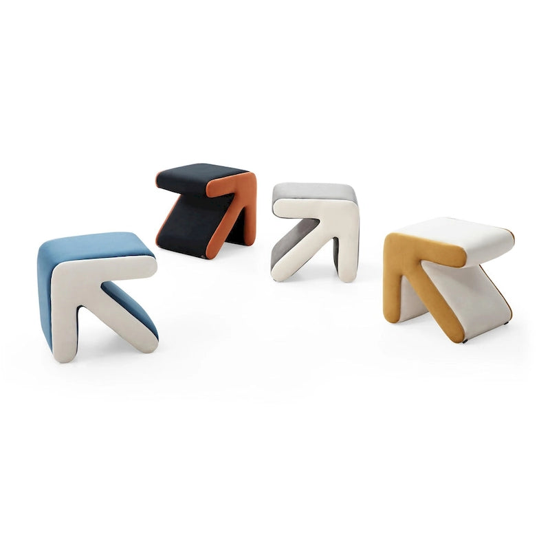 Pouffe Moderne Créatif Rembourré en Velours