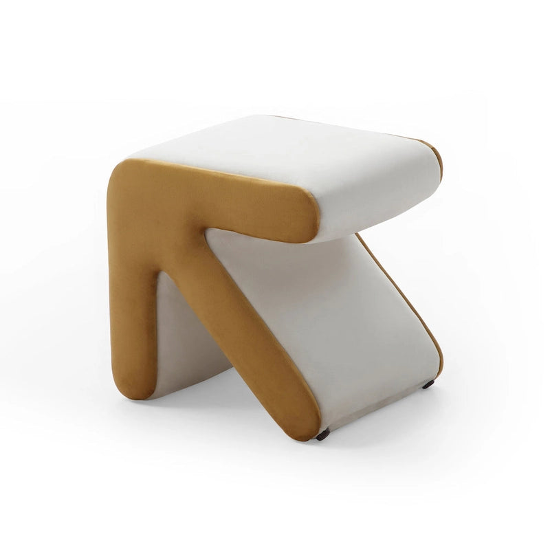 Pouffe Moderne Créatif Rembourré en Velours