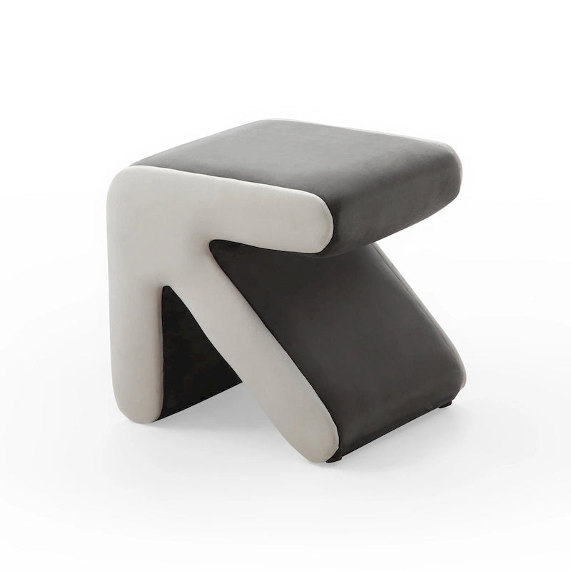 Pouffe Moderne Créatif Rembourré en Velours
