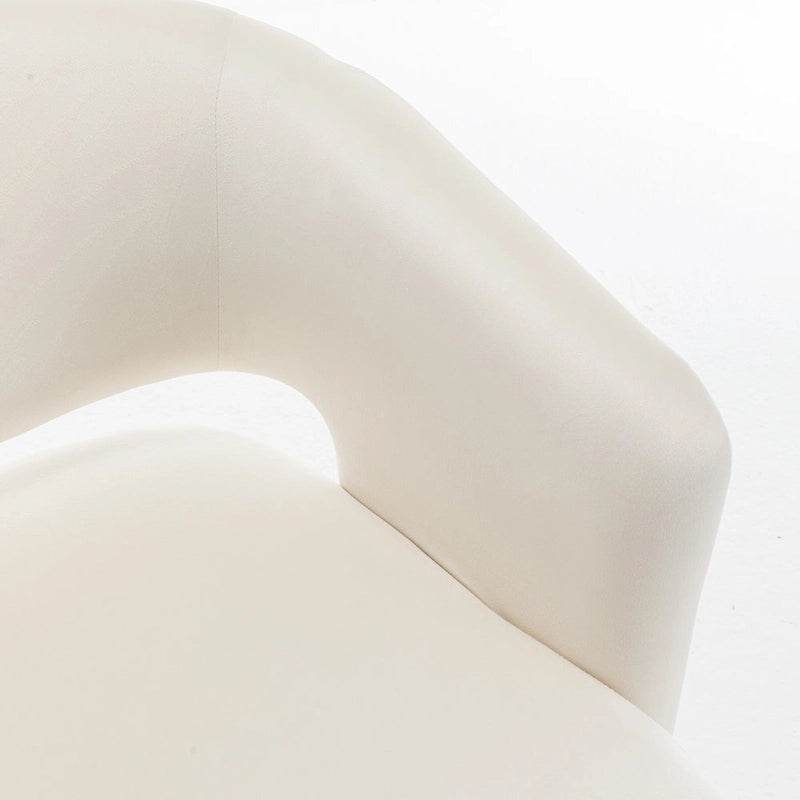 Fauteuil pivotant en velours