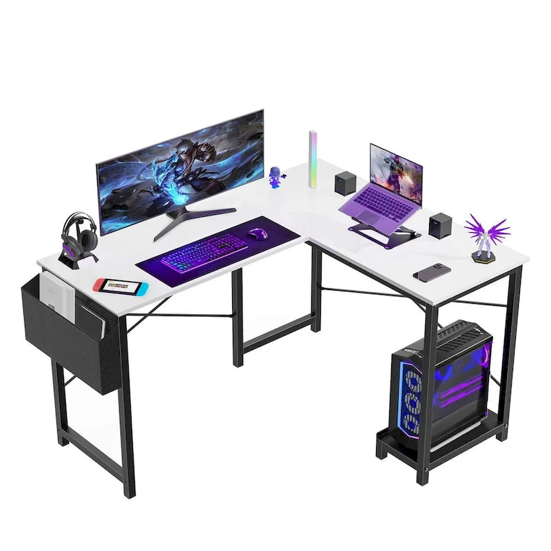 Bureau de jeu en L