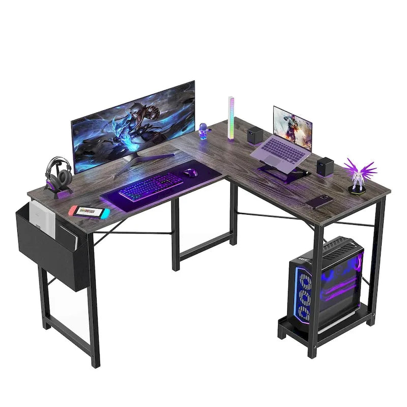 Bureau de jeu en L