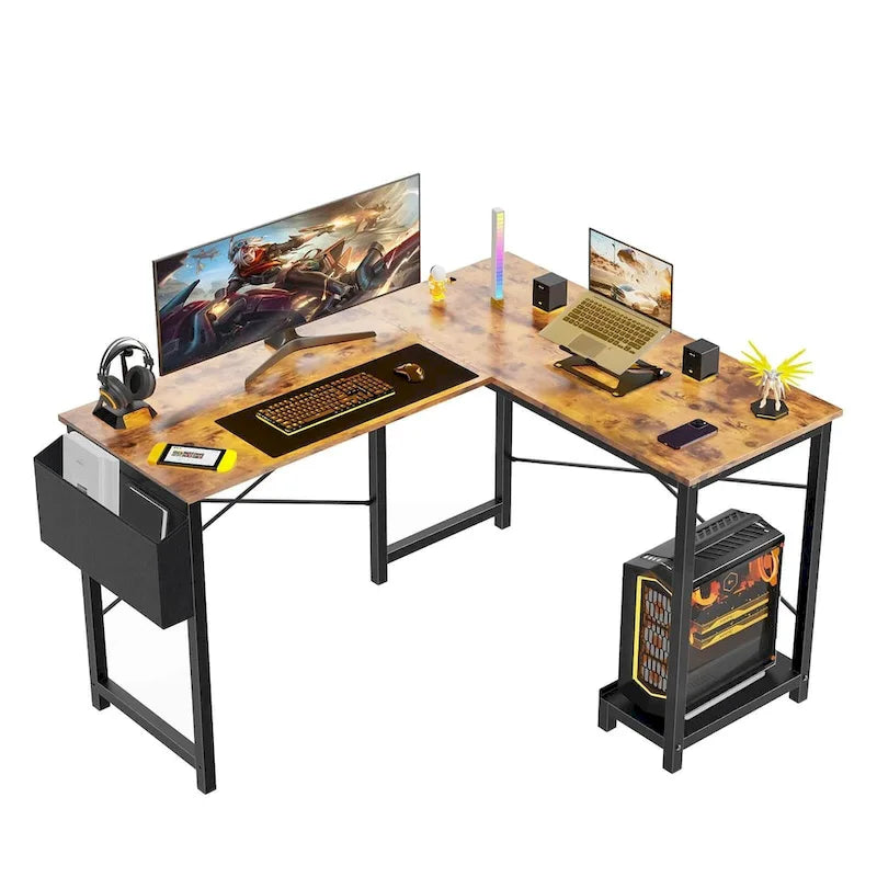 Bureau de jeu en L